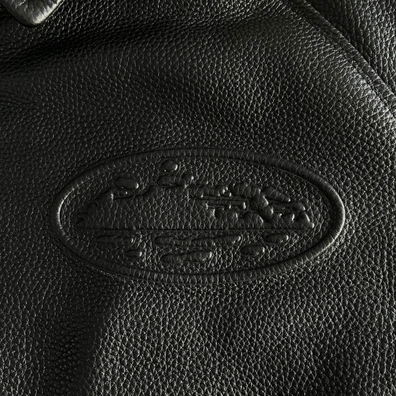 Corteiz Leather Jacket Black (100% Real Leather) - FW23