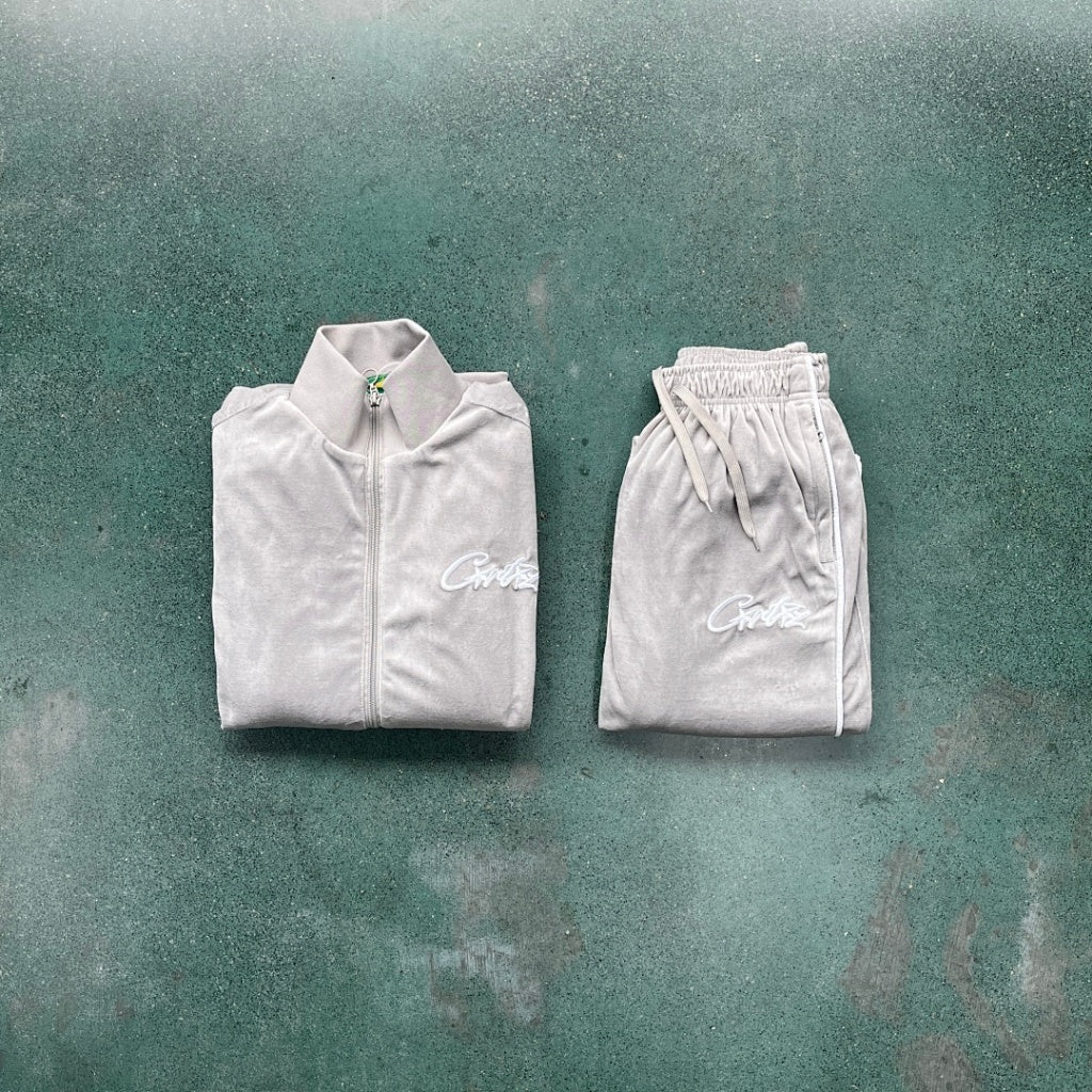 VVS Velour Set/Jacket/Pants  - CRTZ.XYZ [GREY]