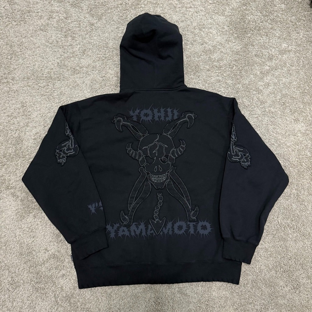 Supreme x Y’s Zip Up Hooded Sweatshirt 'Black' (Y3/YOHJI YAMAMOTO)