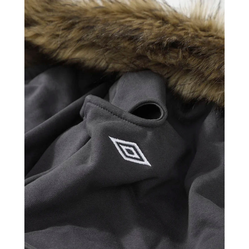 Umbro By Slam Jam - Fur Masked Hoodie Dark Grey