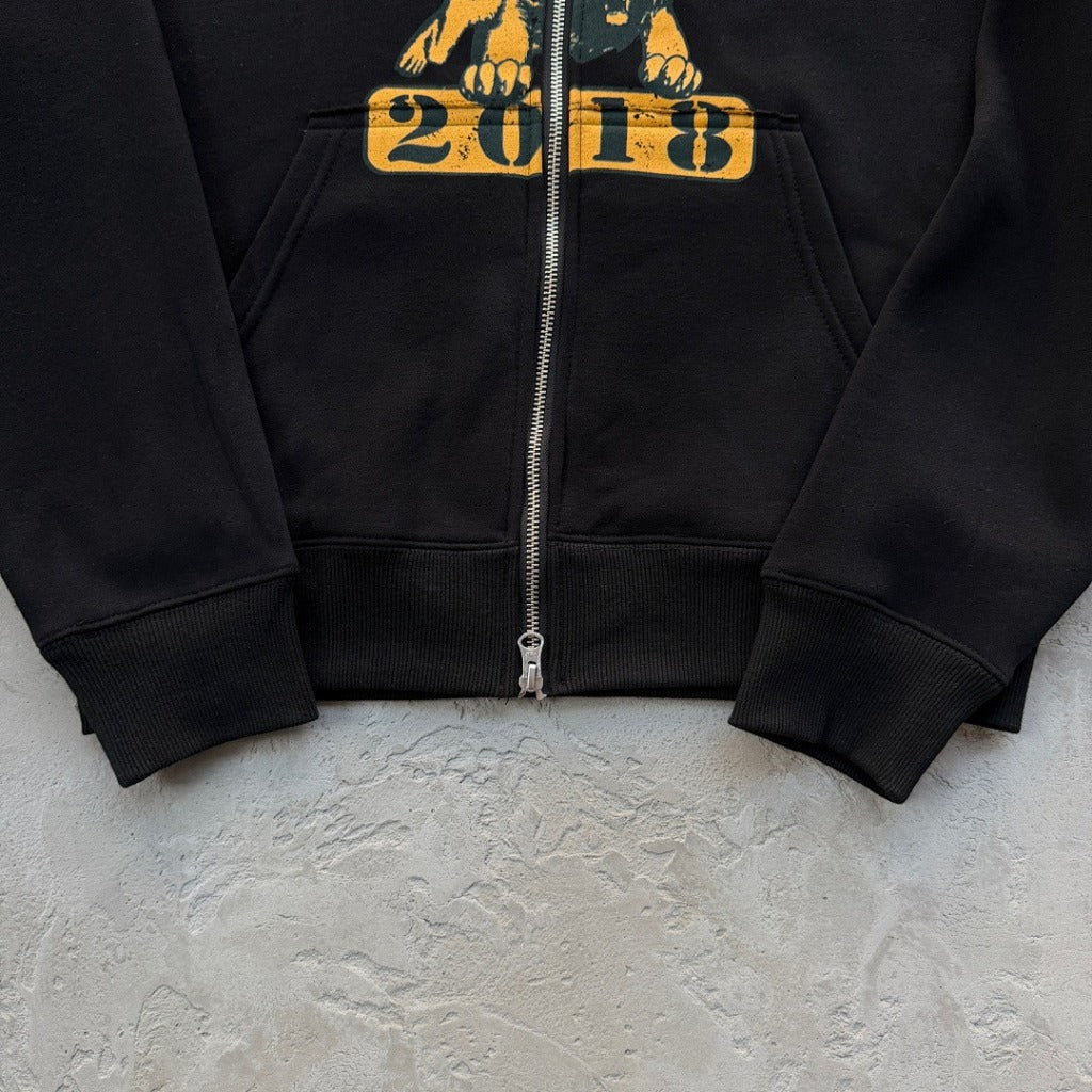 Lion Varsity Zip Hoodie / Pants / Set 'Black - Corteiz