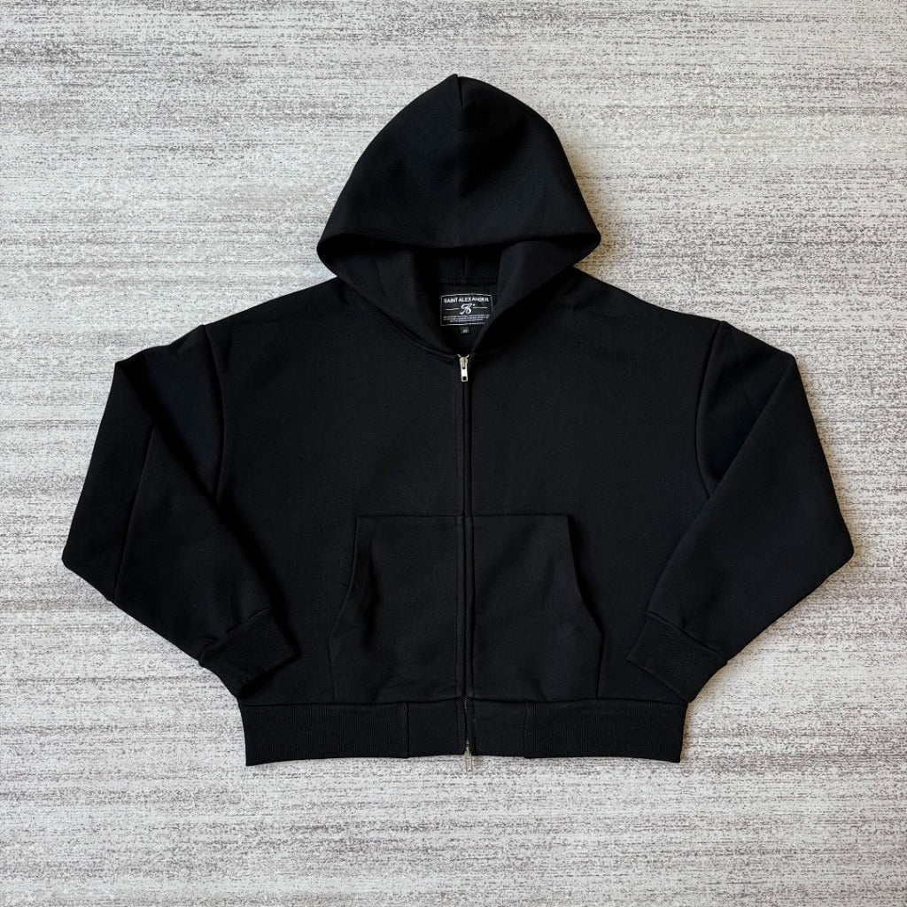 SAINT ALEXANDER - Zip Hoodie (Wide Crop Fit)