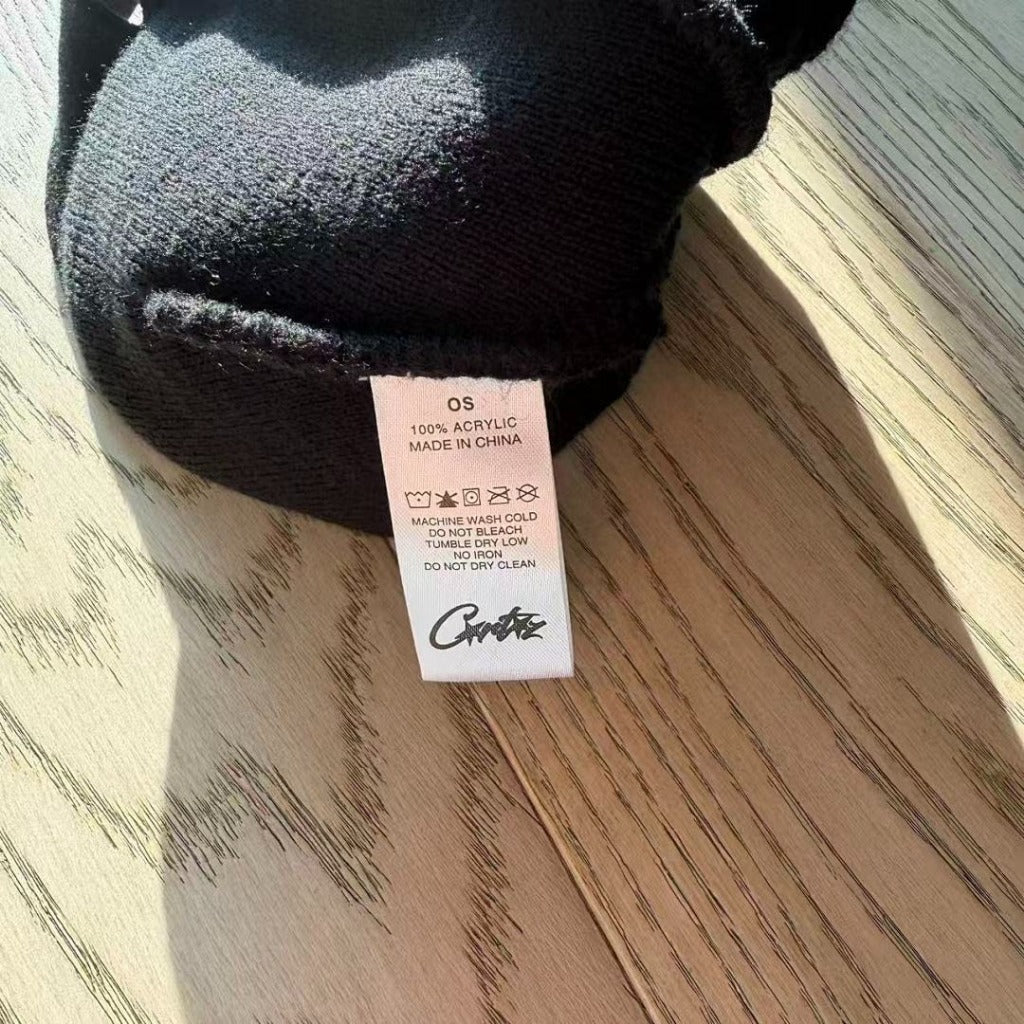 PEEK-A-BEANIE - BLACK - Corteiz - Corteiz