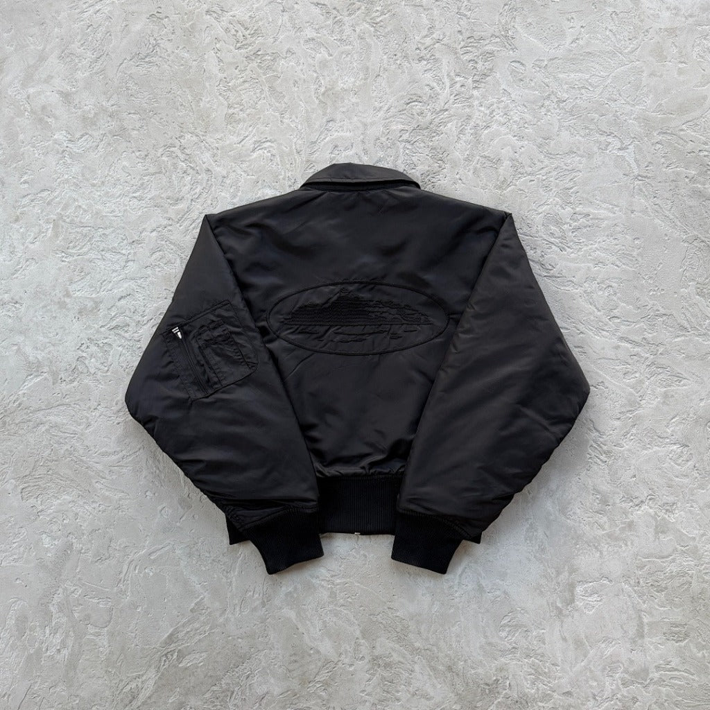 Alcatraz Bomber Jacket 'Black' - Corteiz
