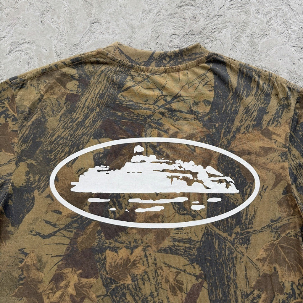 Island Puff Print Tee 'Forest Camo' - Corteiz