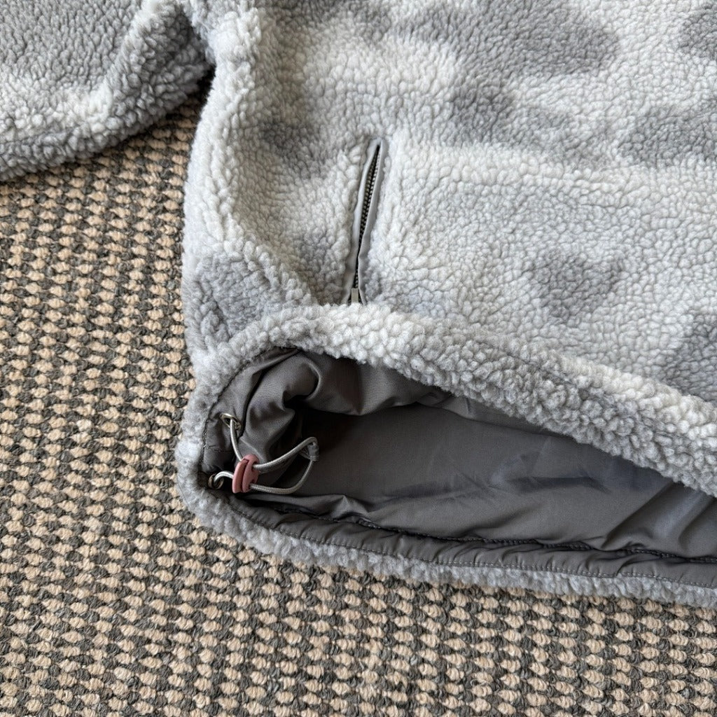 Mertra Ninja Fleece Hoodie - Wolf Grey