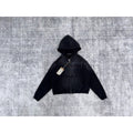 NO/FAITH STUDIOS - SPLIT ZIP JACKET USED BLACK