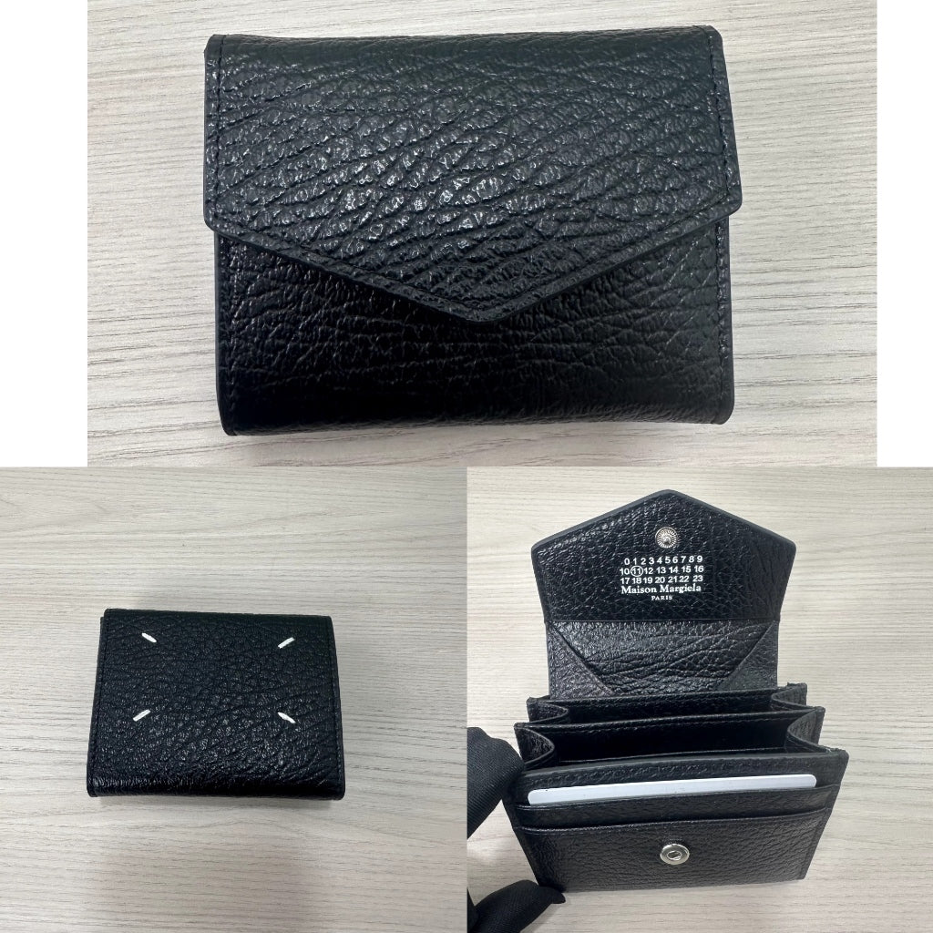 Maison Margiela Four-Stitch Leather Card Holder & Wallet (All Types)