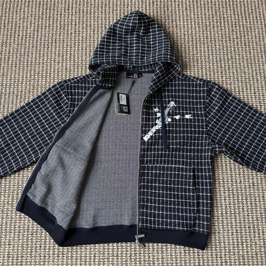 derschutze - "on air" tweed Zip Up Hoodie