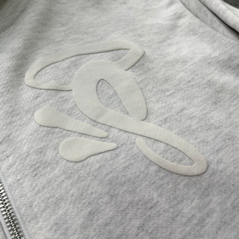Syna World - Void Zip Hoodie Marl Grey