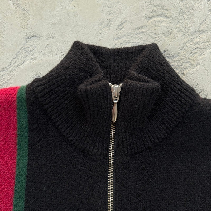 Lux Knit Zip Up - Corteiz [Black]