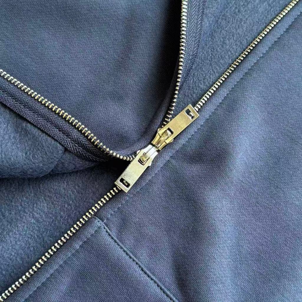 Garms Affiliated  - SIGNATURE ZIP-UP HOODIE / SWEATPANTS / TRACKSUIT - NAVY