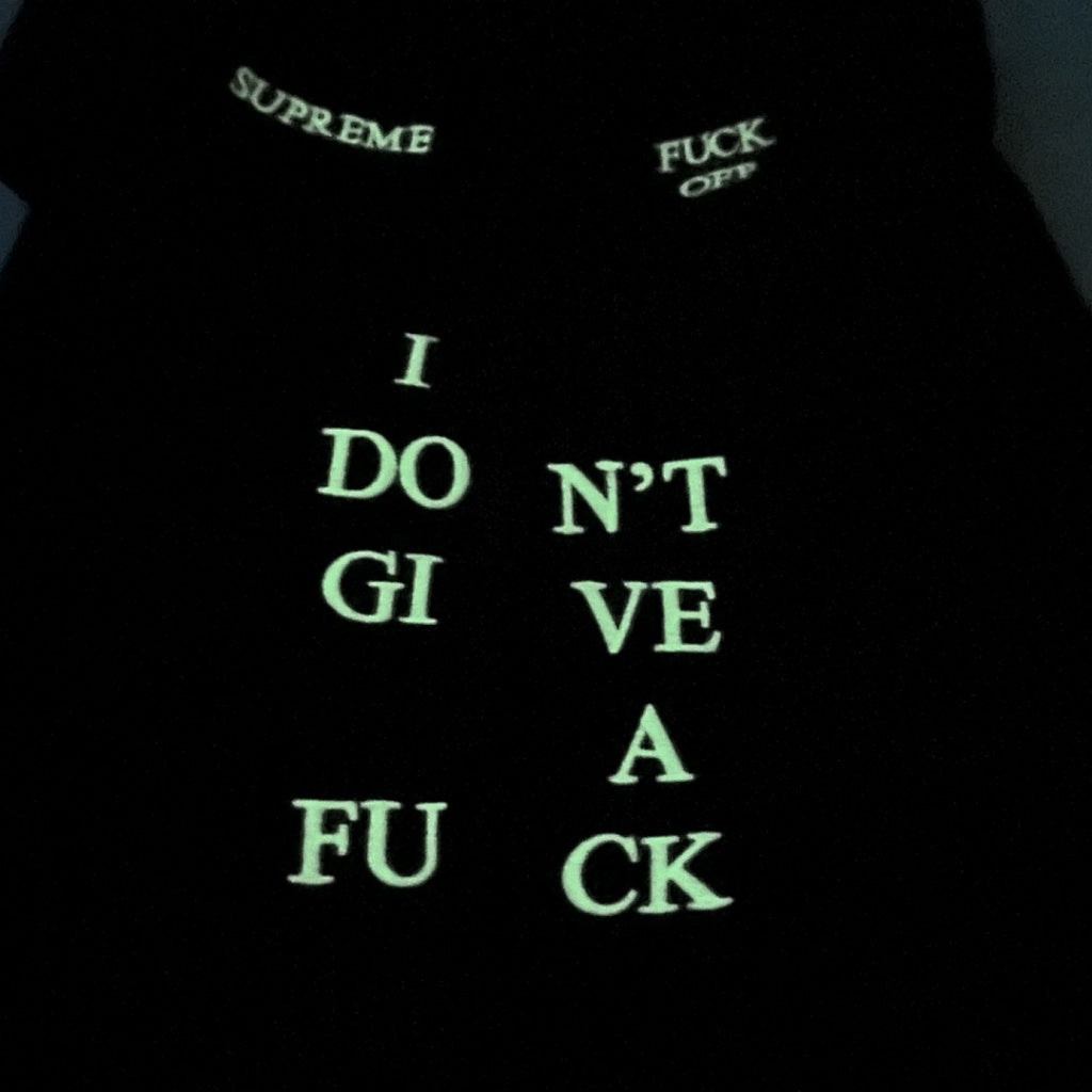Supreme IDGAF Zip Up Hooded Sweatshirt FW25 [Black/Blue/Grey/Pink]