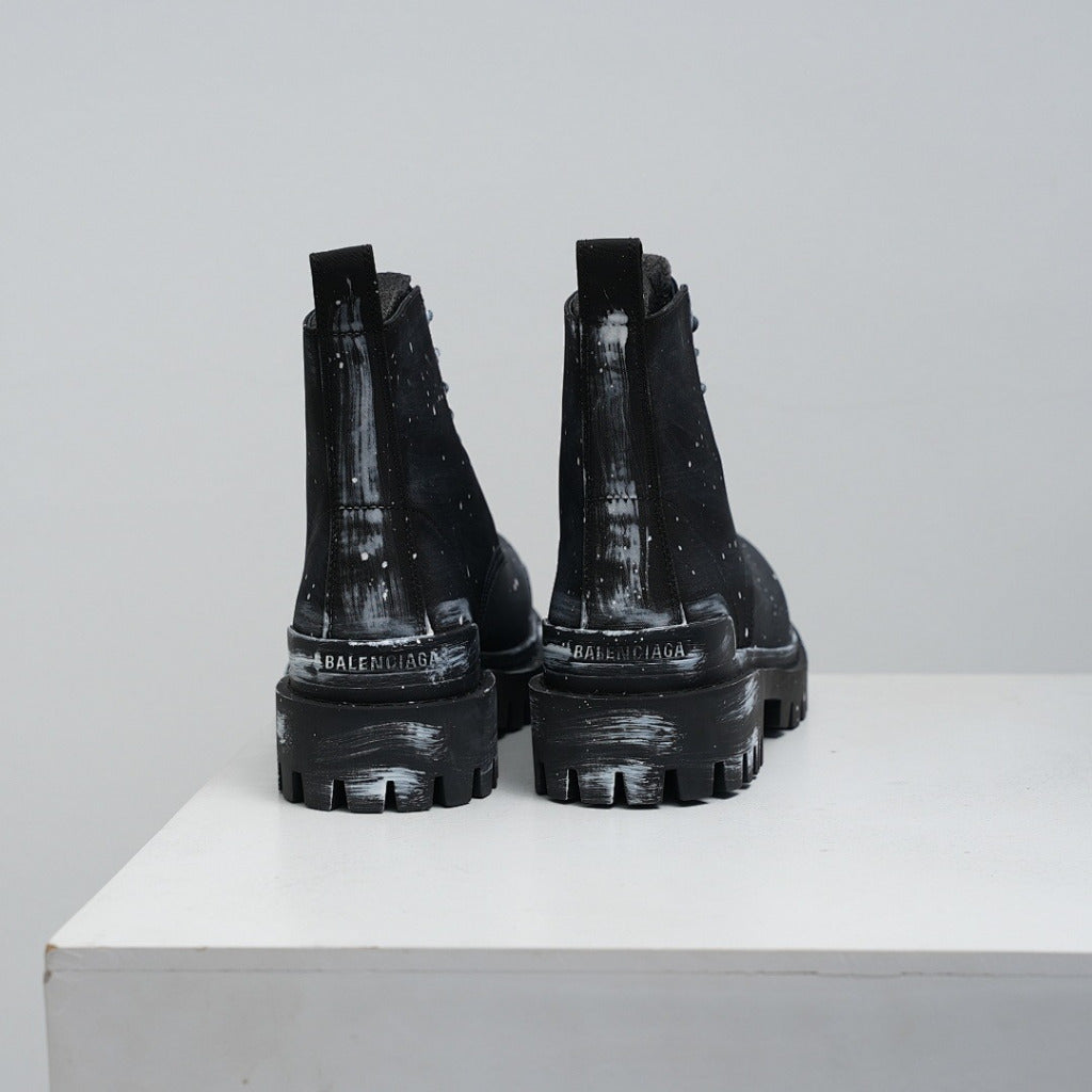 BAL Paint Splatter Boots