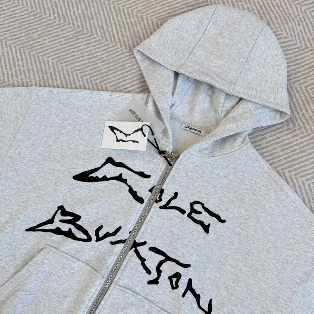 AKIMBO X COLE BUXTON - Zip Up Grey Hoodie