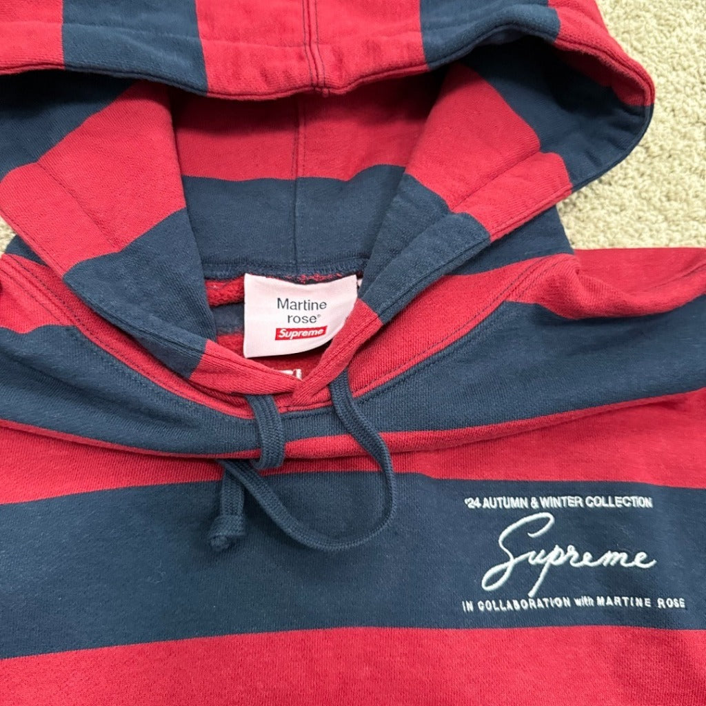 Martine Rose Hooded Sweatshirt Stripe - Supreme