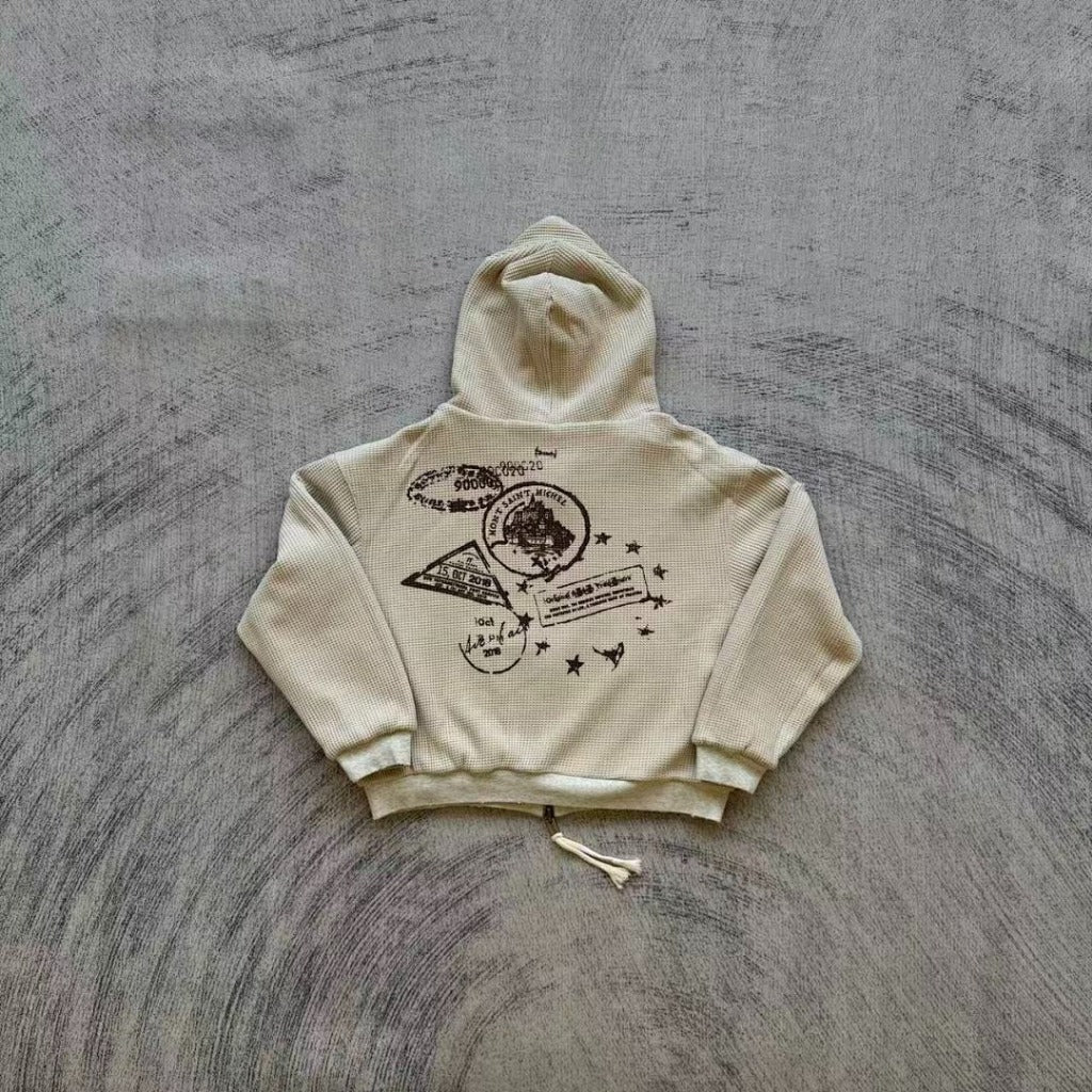 Reaven Reversible Thermal Zip Hoodie