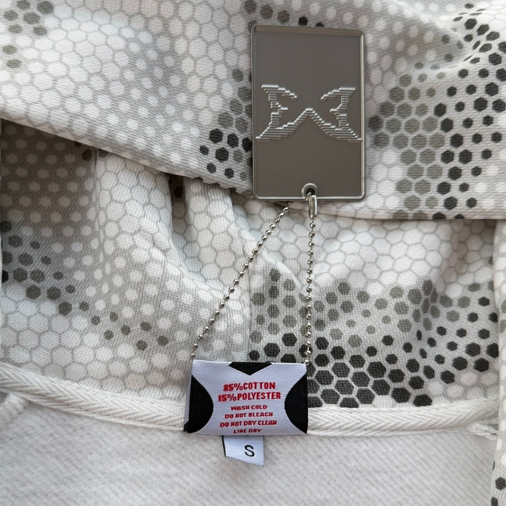 MERTRA Snakeskin Zip-Up Hoodie