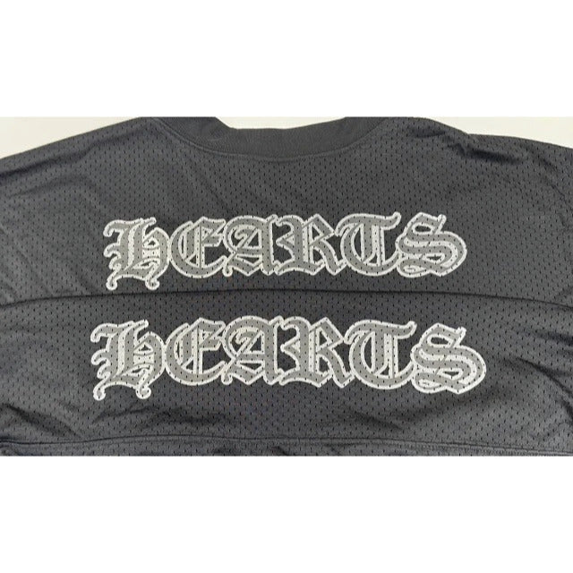 Mesh Ice Hockey LS Jersey & Pants - Black/White Text - CHRM HRTS