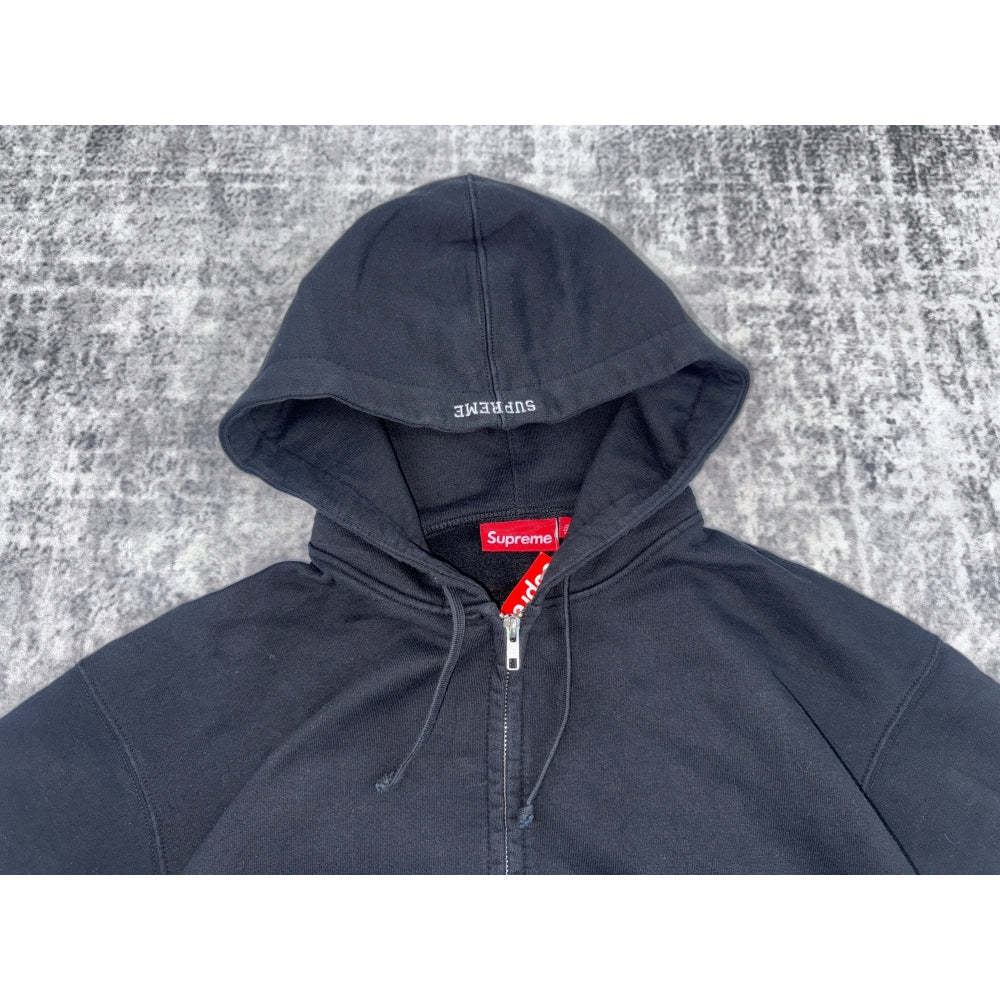 Michael Jackson® Dangerous Zip Up Hooded Sweatshirt - Black - Supreme