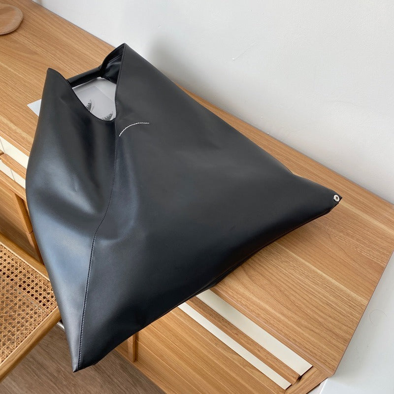 Maison Margiela MM6 Classic Japanese Tote Bag 'Black' [Leather/Mesh]