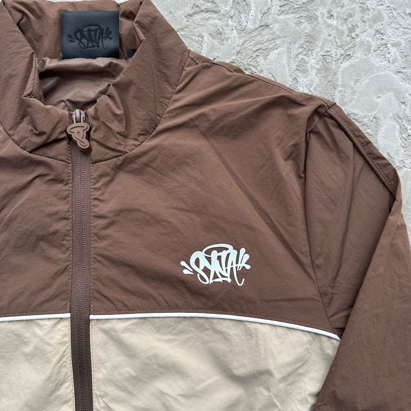 Syna World ‘Syna Logo’ Shell Tracksuit - Brown/Beige