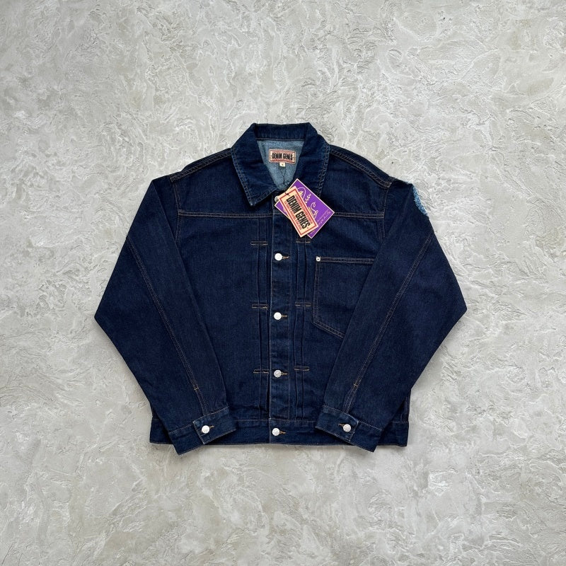 Type II Frayed Denim Jacket 'Indigo' - Corteiz