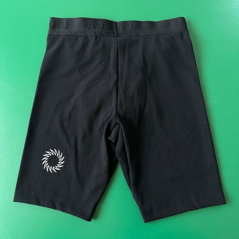 UVU RUNNING - Performance Half Tights (Black/Dark Grey/Blue)