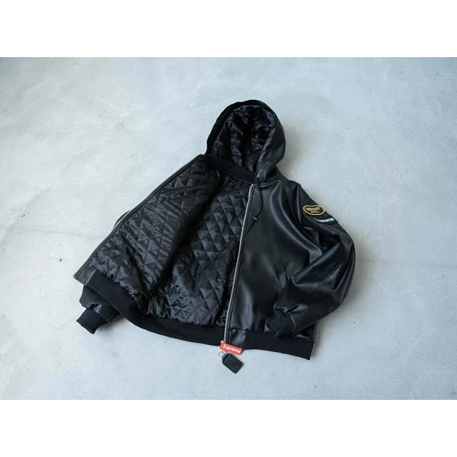 Supreme Vanson Leathers Hooded Work Jacket