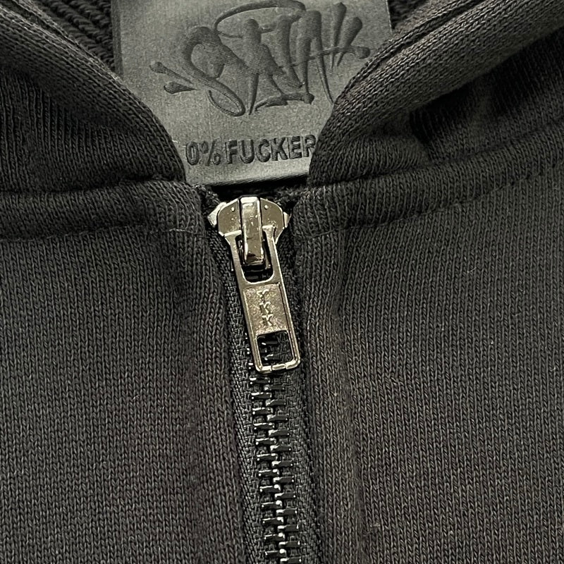 Syna World - Void Zip Hoodie Triple Black