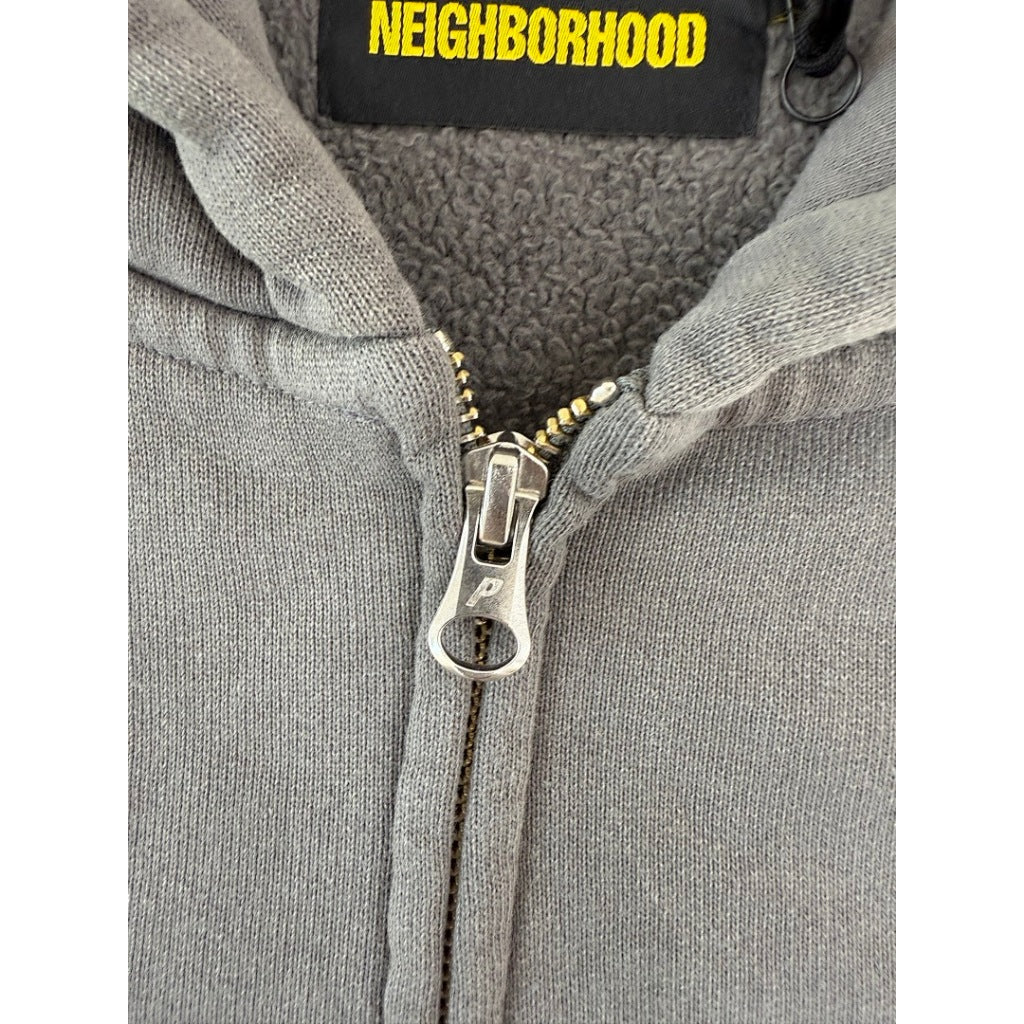PLC x NEIGHBORHOOD Skull Zip Hoodie - charcoal (FW25)