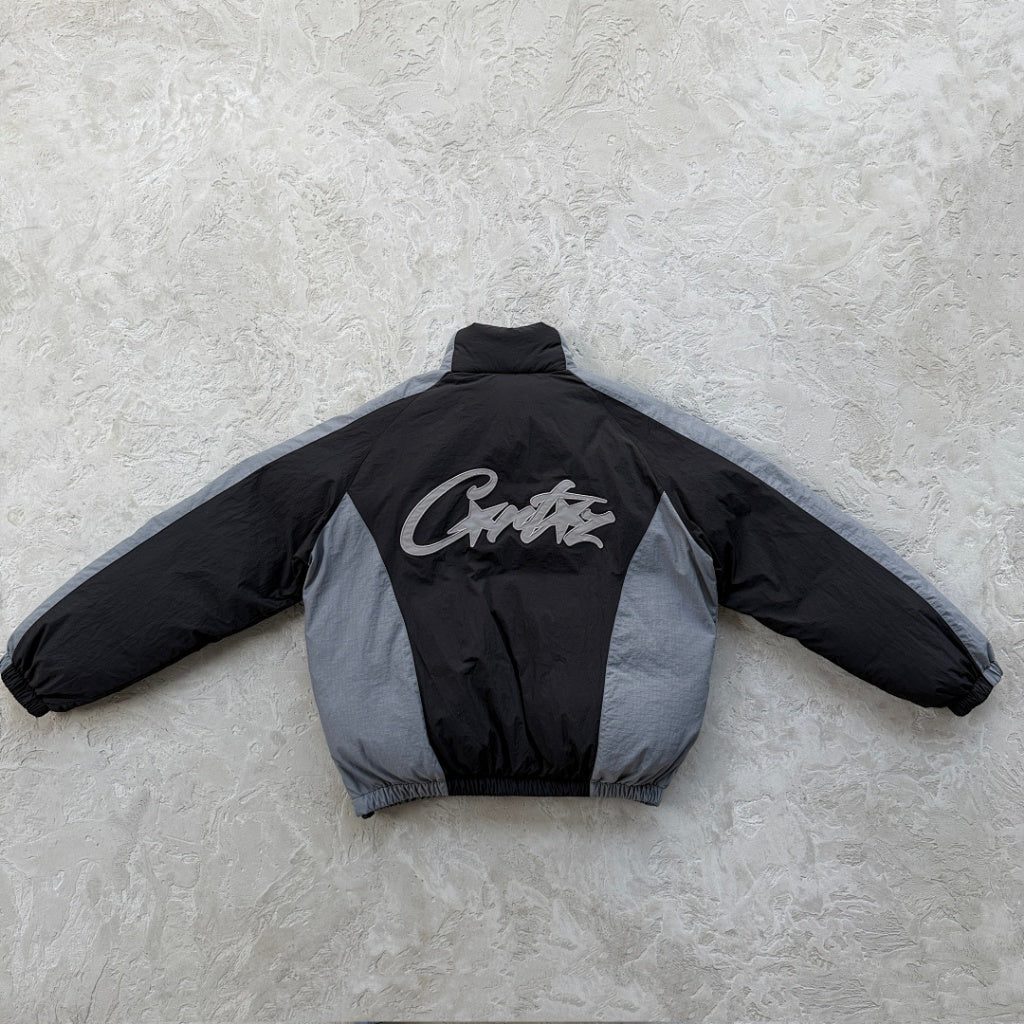 Avalanche Bolo Down Jacket - Corteiz [Black/Grey]