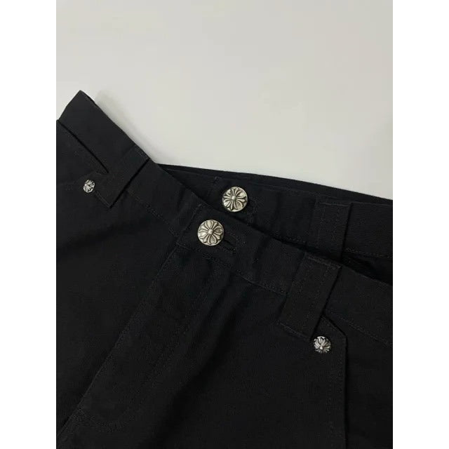 Chrome Hearts Riveted Carpenter Pants 'Black'