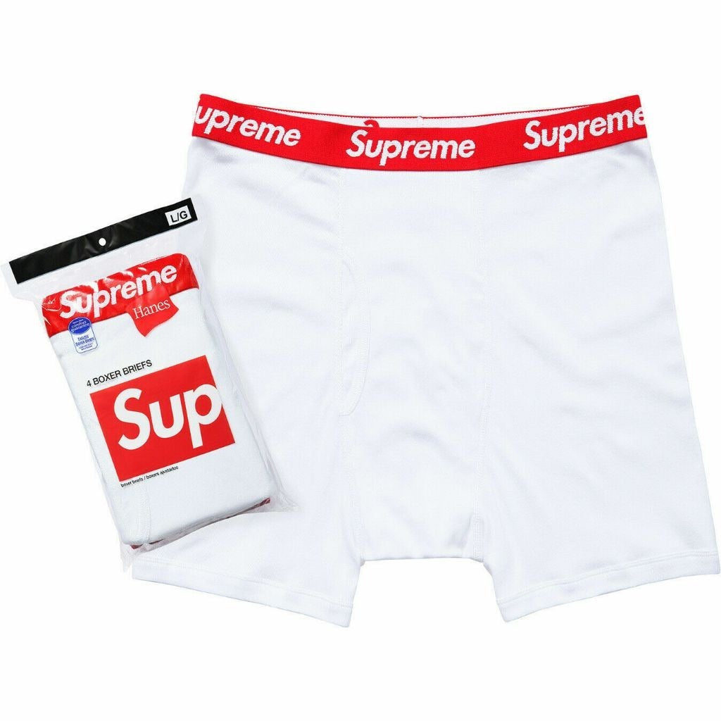 Supreme HANES BOXER BRIEFS - 2 PACKS (All Colors)