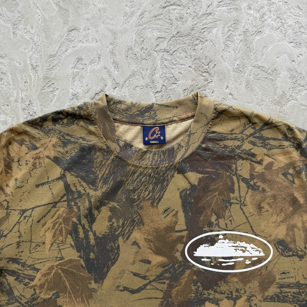 Island Puff Print Tee 'Forest Camo' - Corteiz