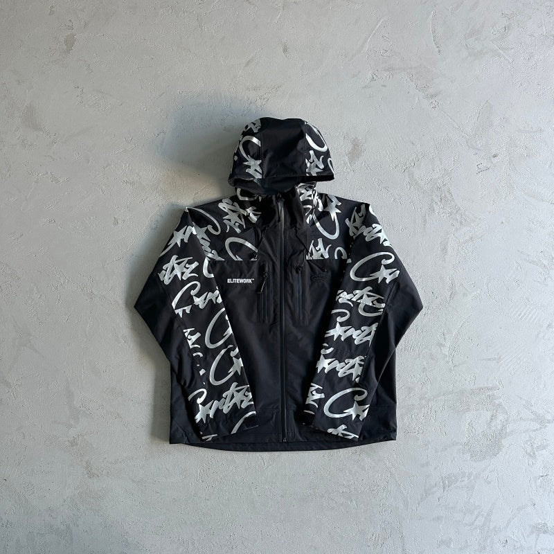 ELITEWORK WATERPROOF SHELL JACKET - Corteiz- Corteiz [ALL COLORS - BLACK/RED/YELLOW/PINK/GREY/RED)]