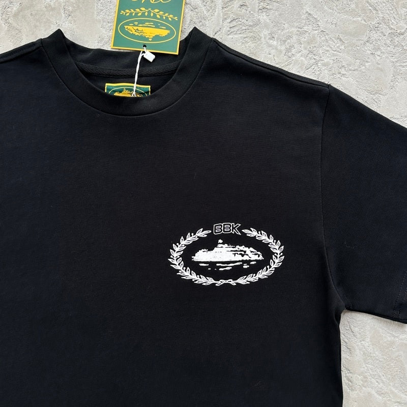 BBK Royale Heavyweight Tee - Corteiz.RTW [BLACK/WHITE]