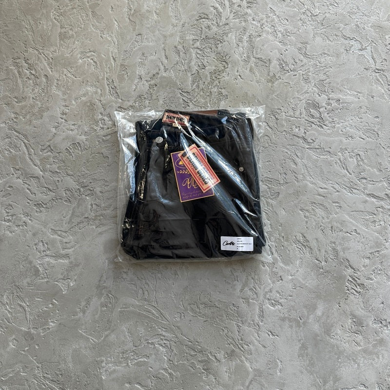Dual Stripe Baggy Jeans 'Black Wash' - Corteiz