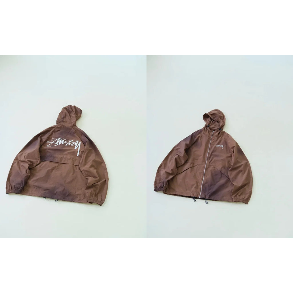 Stussy Beach Shell Wave Dye Jacket [Floral Nylon/Black/Brown]