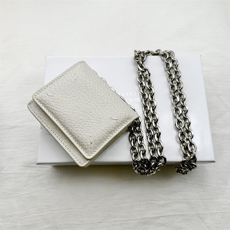 Maison Margiela Four-Stitch Leather Card Holder & Wallet (All Types)