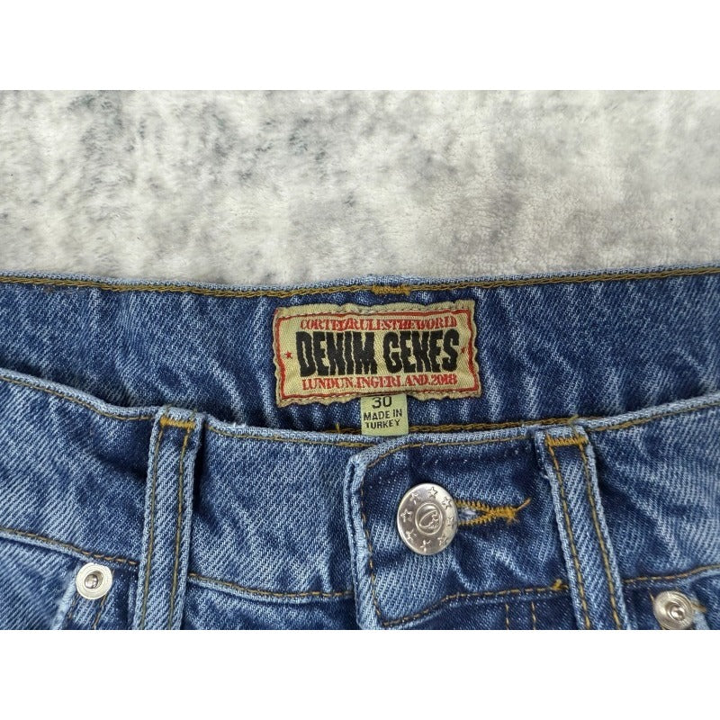 Royale Lazer Denim Short Washed Blue - Corteiz