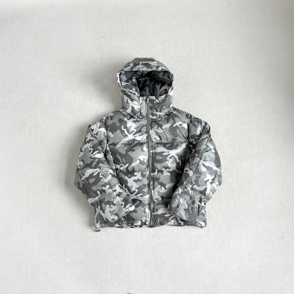 Broken Planet Puffer Jacket [SNOW CAMO/BLACK/SKY BLUE]