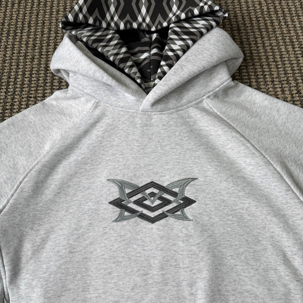 MERTRA x Umbro Warm Up Double Hood (Grey & Black)
