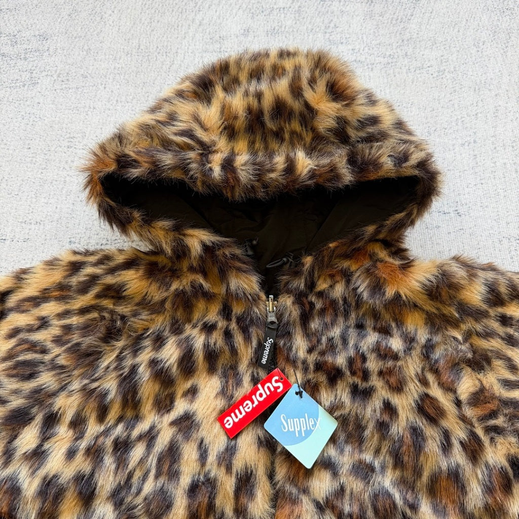 Supreme Faux Fur Reversible Hooded Track Jacket