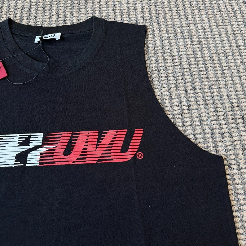 UVU Lightweight Running Cotton Cut Off T-Shirt - black - Chicago '25 collection