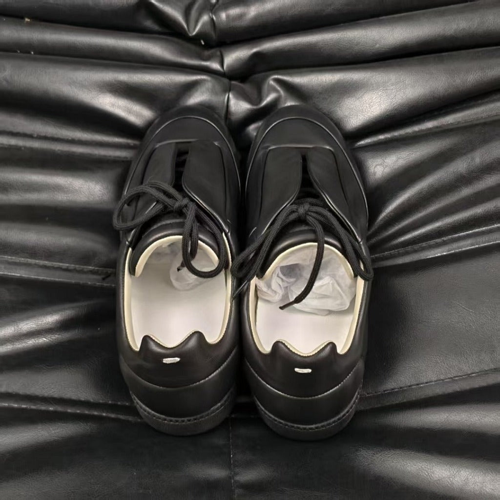Future Sneaker Low - Maison Margiela - Black/White/Red [100% Genuine Calf Leather]