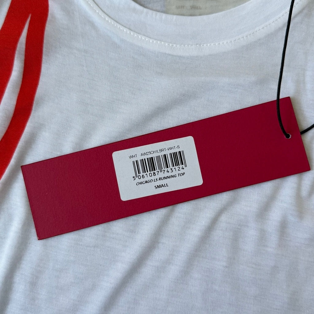UVU L/S RUNNING TOP - White [ CHICAGO MARATHON POP-UP Exclusive ]