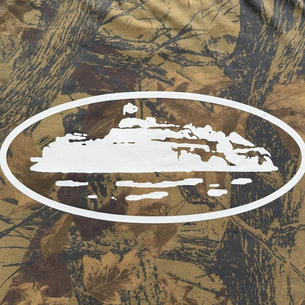 Island Puff Print Tee 'Forest Camo' - Corteiz