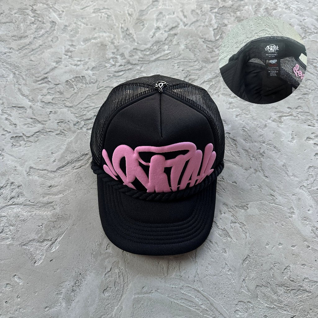 Syna World Rope Trucker Hat [BLACK/GREY/WHITE/BLACK RED/BLACK LILAC]