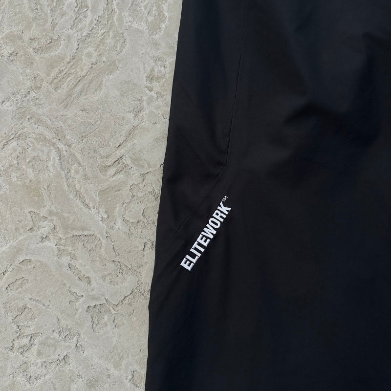 ELITEWORK WATERPROOF SHELL PANT [BLACK] - Corteiz
